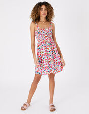 Floral Dress in LENZING™ ECOVERO™, Multi (BRIGHTS-MULTI), large