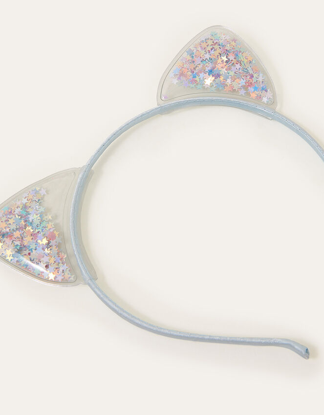 Girls Shake Sequin Cat Ear Headband, , large