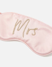 Mrs Beaded Satin Eye Mask, , large