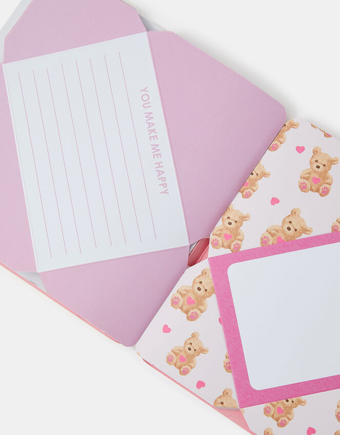 Girls Bear Little Letters Stationery Book, , large