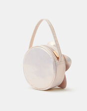 Girls Appliqué Flower Handbag, , large