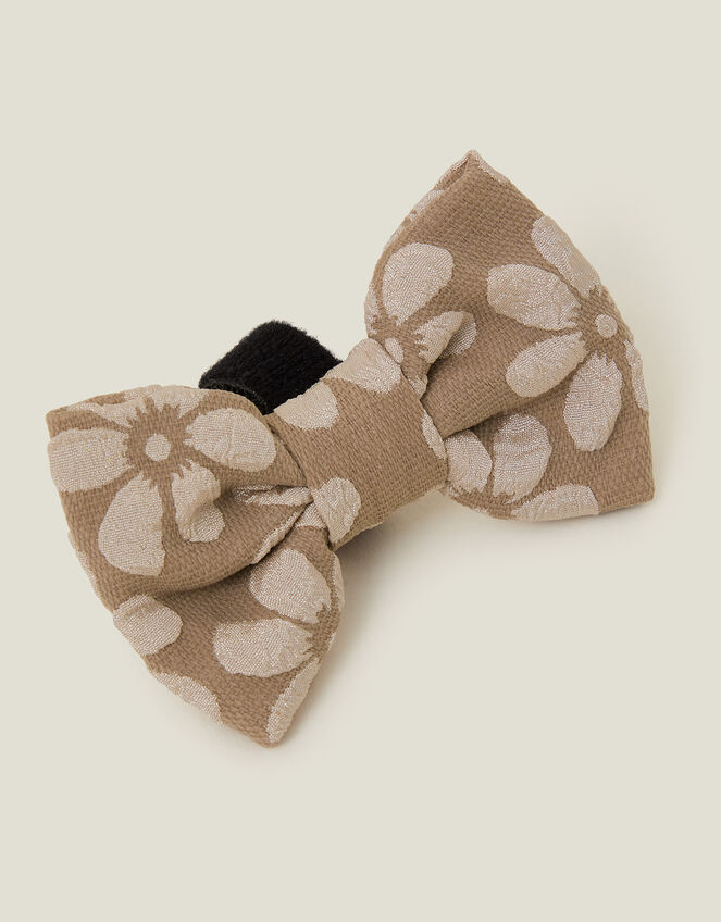 Cocopup London Dogs Floral Bow Tie Natural, , large