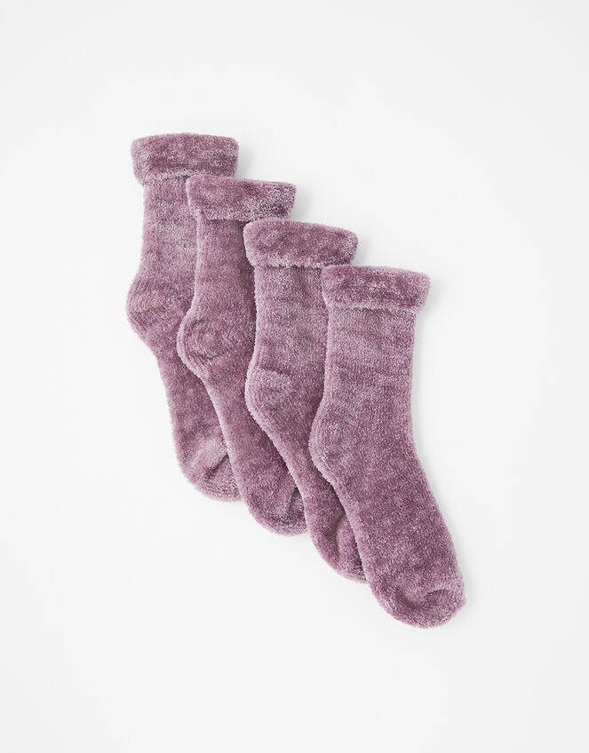 Fluffy Chenille Cosy Sock Multipack | Socks & Tights | Accessorize Global
