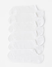 Super-Soft Bamboo Trainer Sock Multipack, White (WHITE), large