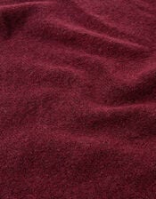 Plain Knitted Triangle Scarf, , large