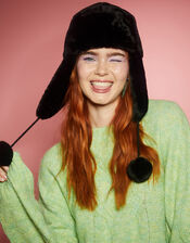 Faux Fur Trapper Hat, , large