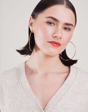 Mid-Size Simple Hoops, Gold (GOLD), large