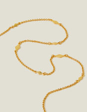 14ct Gold-Plated Diamond Shape Station Necklace, , large