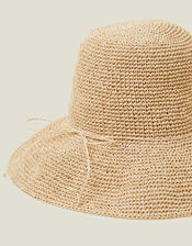 Straw Bucket Hat, , large