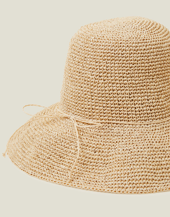 Straw Bucket Hat, , large