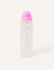 Unicorn Print Plastic Water Bottle, , large