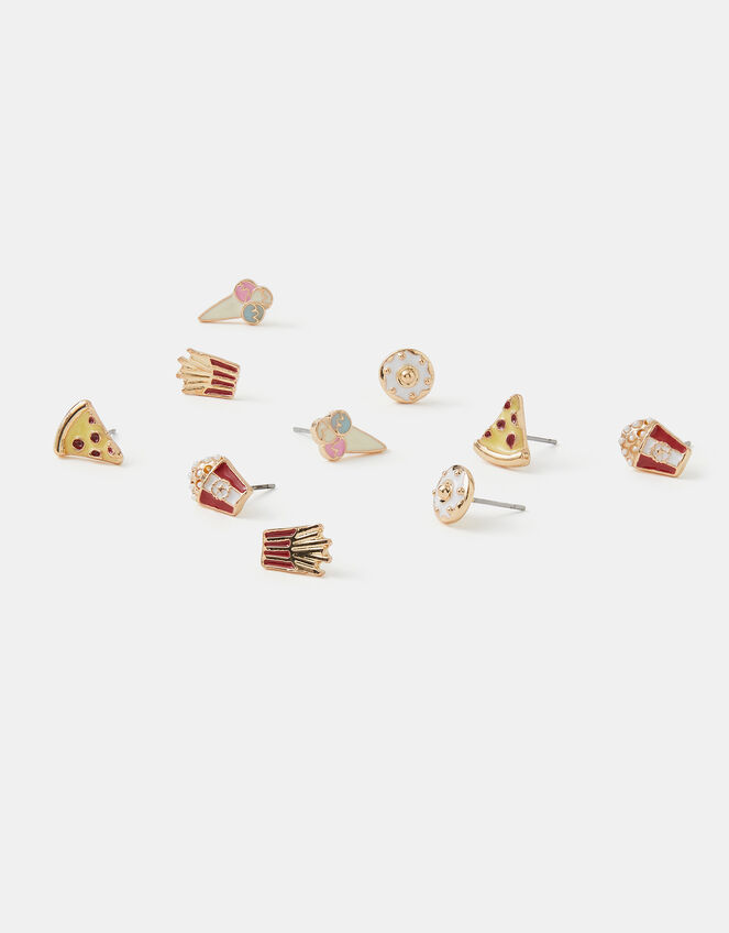 5-Pack Comfort Food Stud Earrings, , large