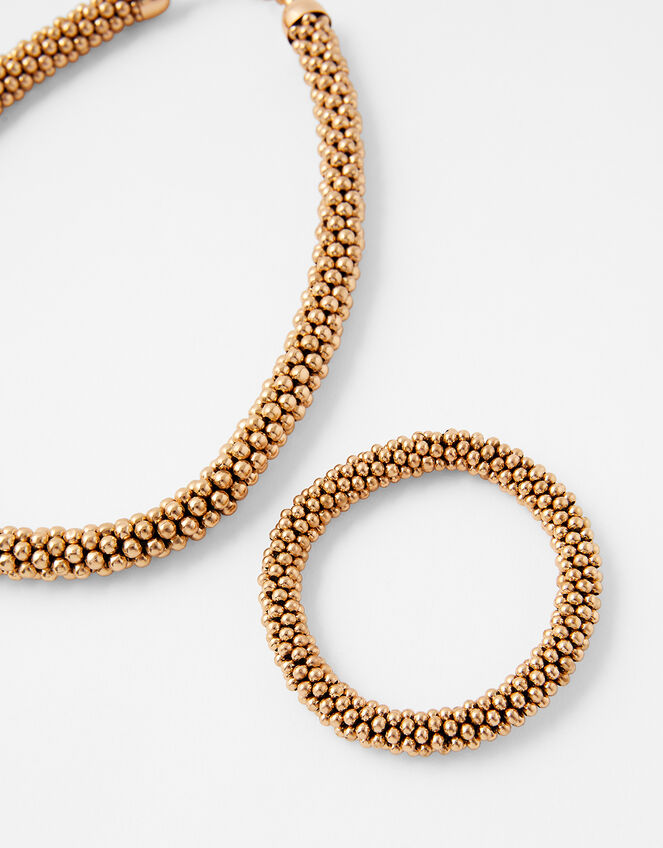 Bobble Necklace and Bracelet Set, , large