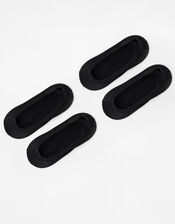 Ultra-Fine Footsie Sock Multipack, Black (BLACK), large