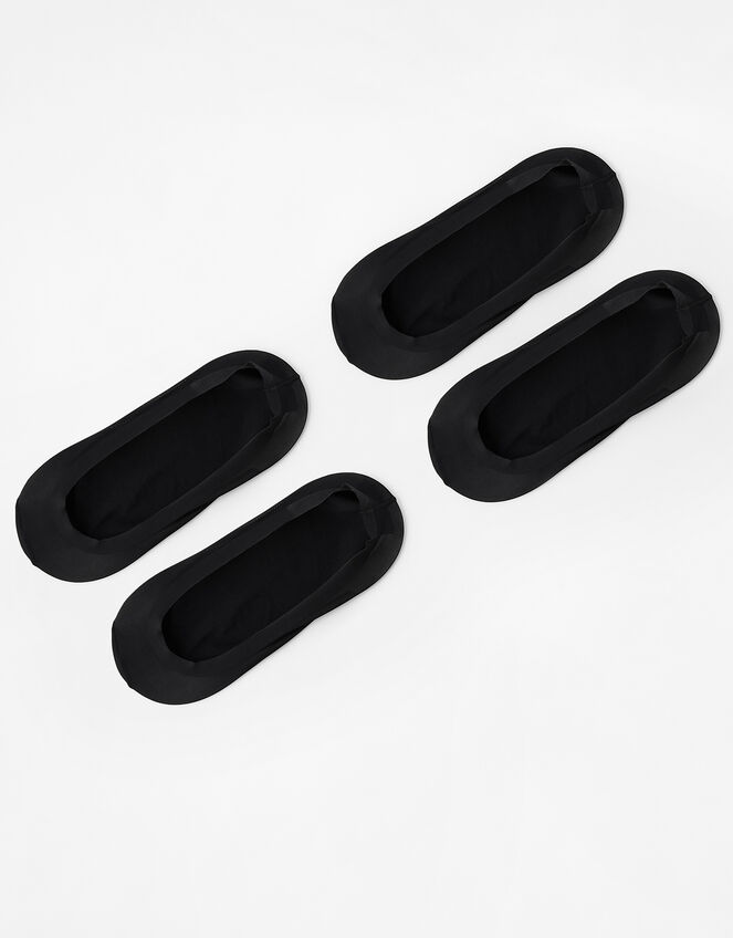 Ultra-Fine Footsie Sock Multipack, Black (BLACK), large