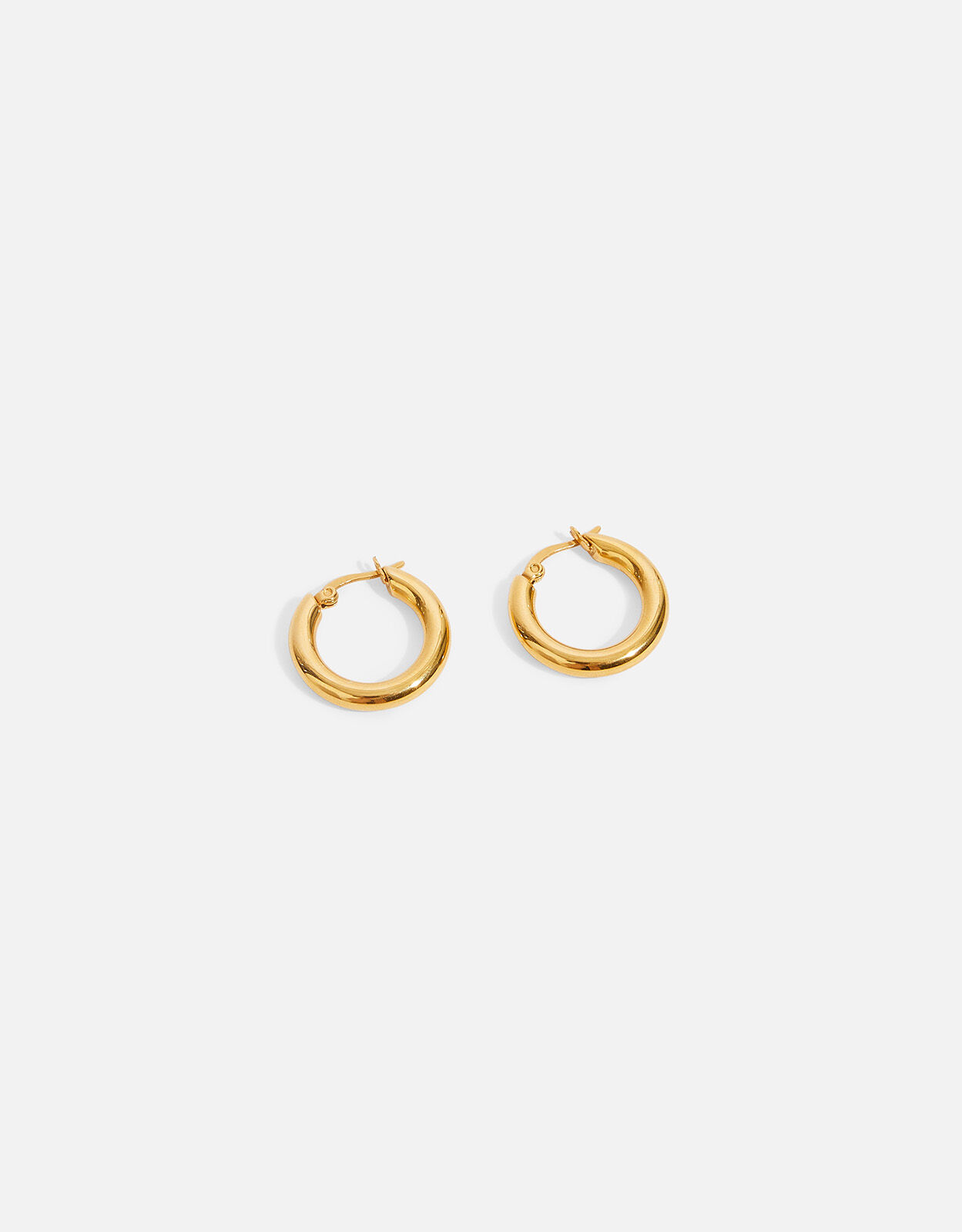 Flipkart.com - Buy Alphabettm Kaju Bali shaped earrings Gold-Plated stainless  steel hoop earring Stainless Steel Hoop Earring Alloy Hoop Earring Online  at Best Prices in India