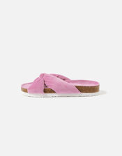 Padded Knot Slippers, Pink (PINK), large