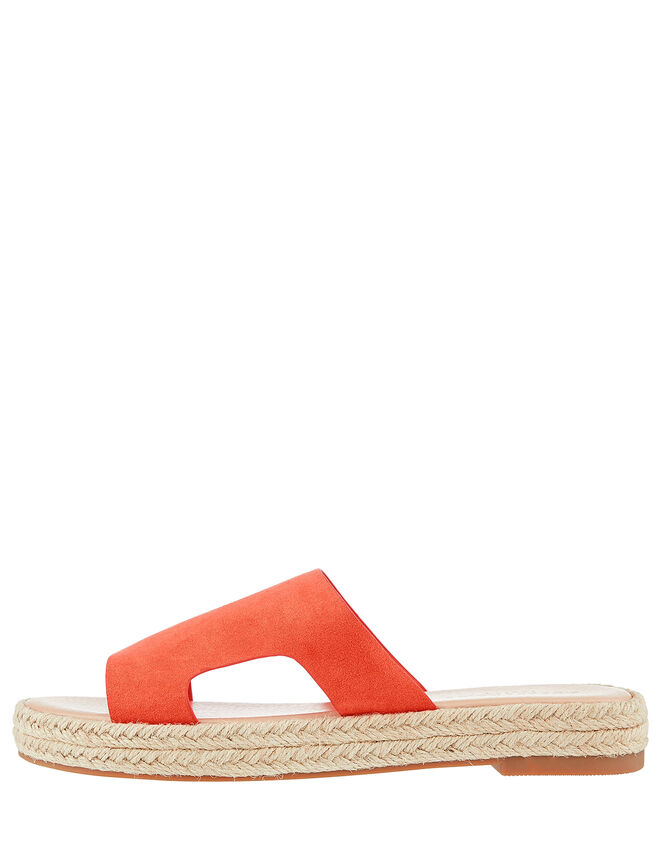 Ellen Espadrille Sliders, Orange (ORANGE), large