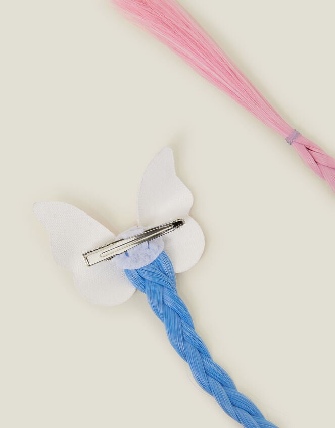 Girls Butterfly Faux Hair, , large
