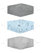 Face Covering Multipack in Pure Cotton, , large