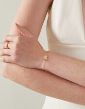 Celestial Heart Chain Bracelet, Gold (GOLD), large
