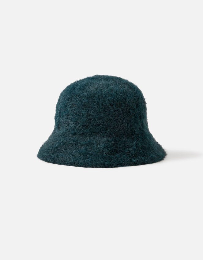 Fluffy Bucket Hat Teal Hats Accessorize UK