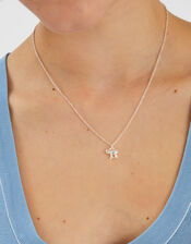 Elephant Charm Pendant Necklace, , large