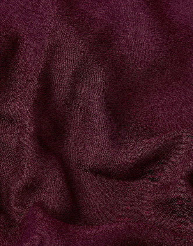 Lightweight Scarf, Red (BURGUNDY), large