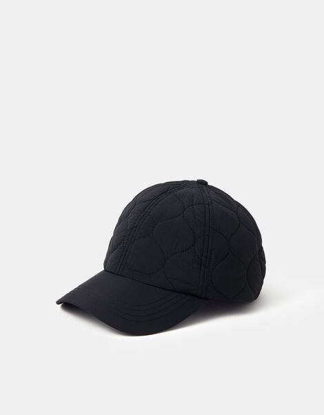 Water-Resistant Quilted Rain Cap, , large