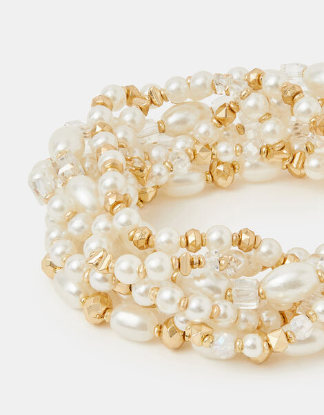 Pearl Stretch Bracelet Multipack, , large