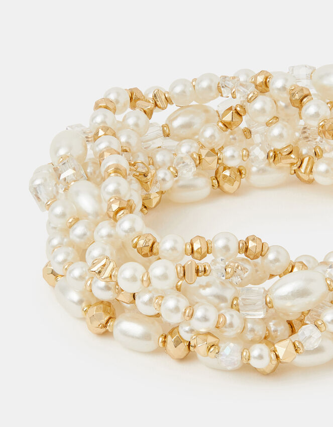 Pearl Stretch Bracelet Multipack, , large