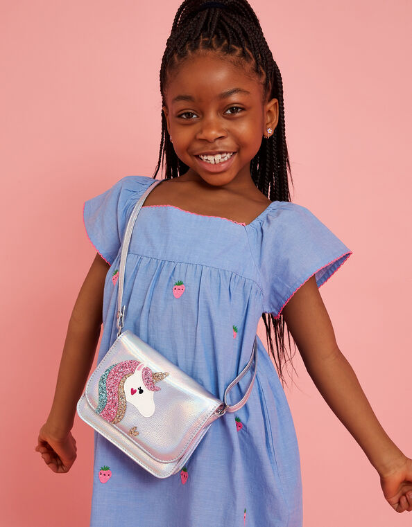 Girls Unicorn Cross-Body Bag, , large