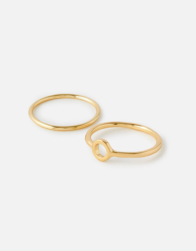 Gem Stacking Ring Set, Gold (GOLD), large
