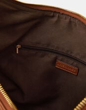 Slouchy Buckle Strap Shoulder Bag, Tan (TAN), large