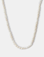 14ct Gold-Plated Seed Pearl Necklace, , large