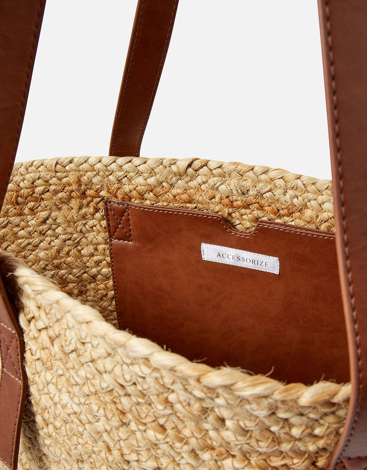 Natural Jute Shopper Bag | Beach Bags | Accessorize UK