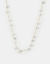 14ct Gold-Plated Multi Stone Necklace, , large