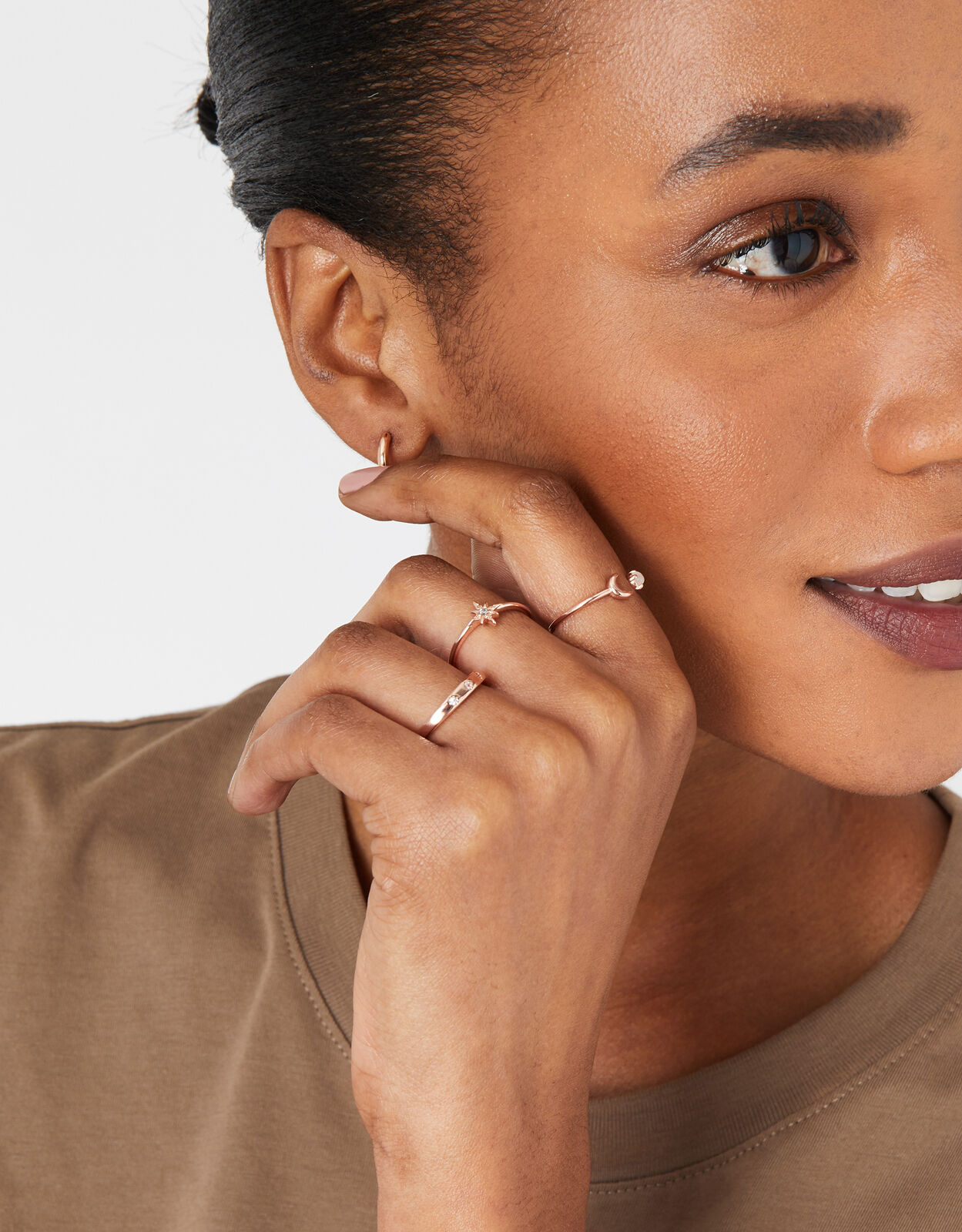 Rose gold ring accessorize 2025