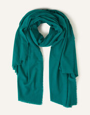 Super-Soft Blanket Scarf, Teal (TEAL), large
