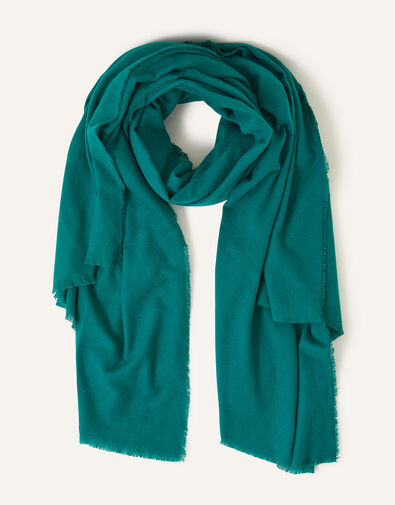 Super-Soft Blanket Scarf, Teal (TEAL), large