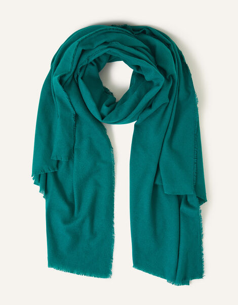 Super-Soft Blanket Scarf, Teal (TEAL), large