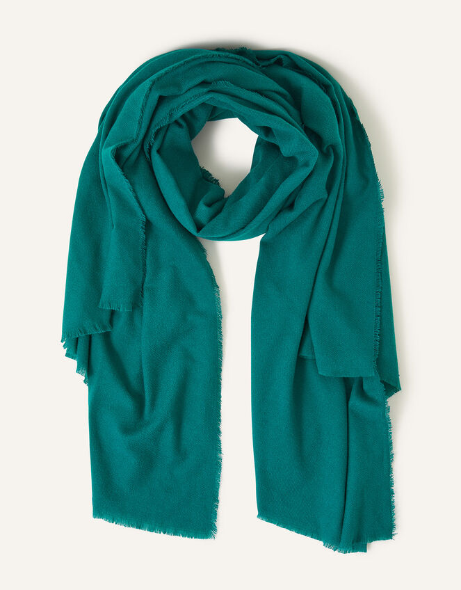 Super-Soft Blanket Scarf, Teal (TEAL), large