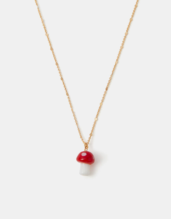 Mushroom Pendant Necklace, , large