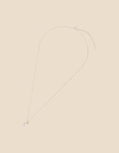 Sterling Silver Sparkle Pendant Necklace, , large