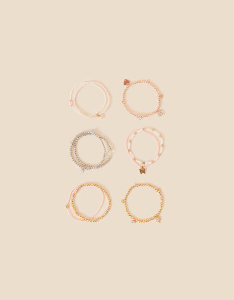 Kids Beaded Bangles 10 Pack, , large