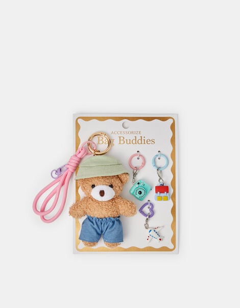 Travel Teddy Bag Charm, , large