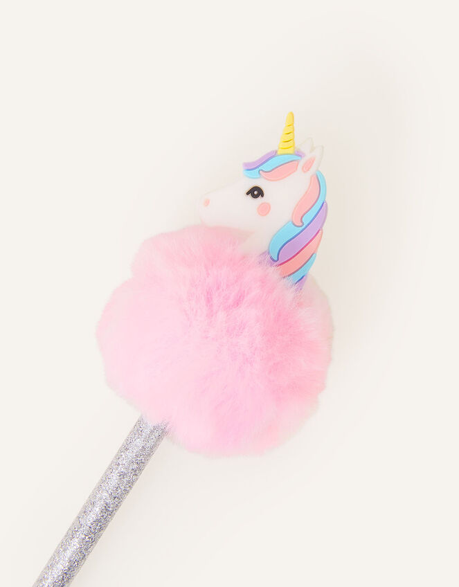 Unicorn Pom-Pom Pencil, , large
