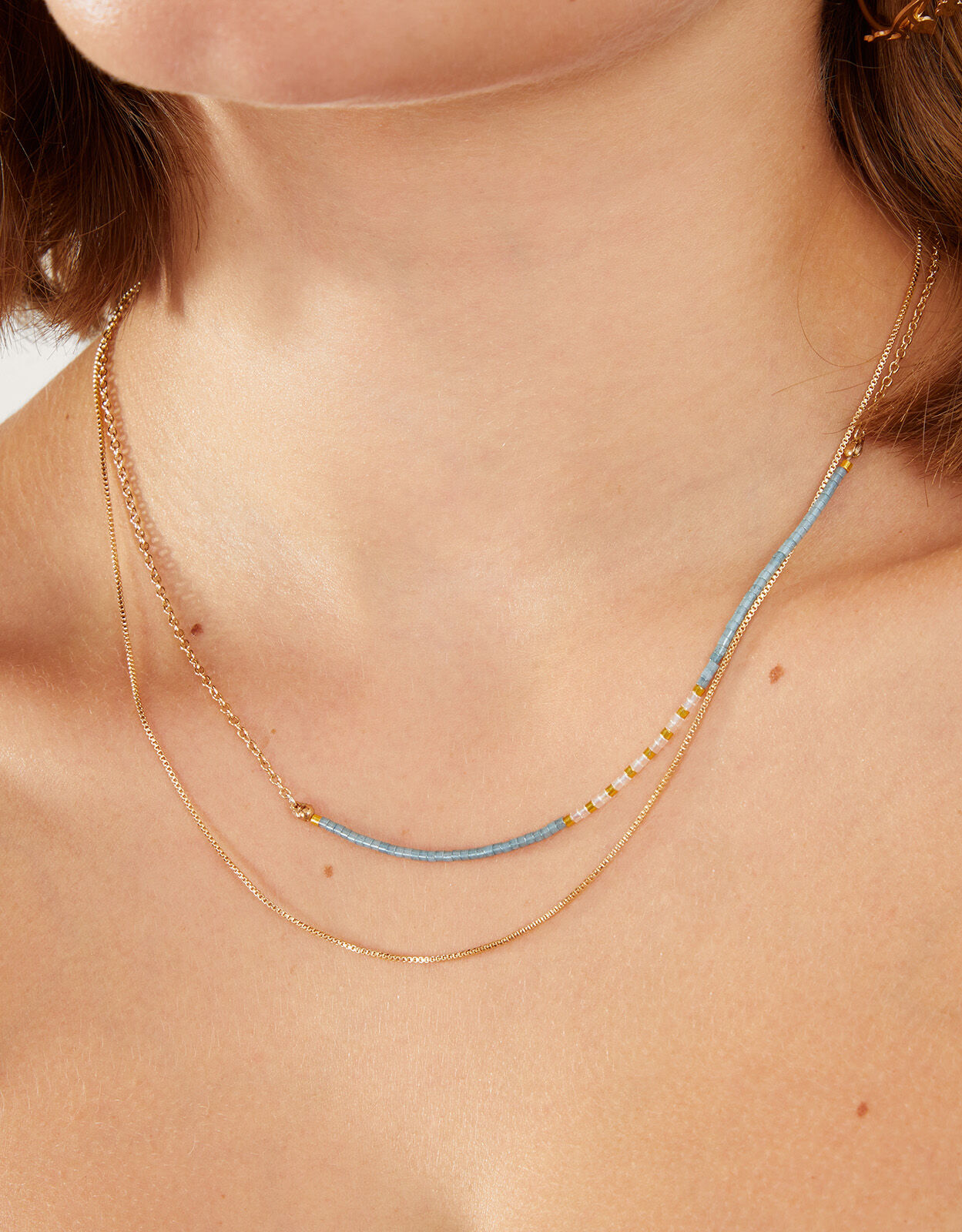 Mini bead necklace online
