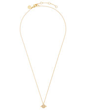 Gold-Plated Sparkle Planet Necklace, , large