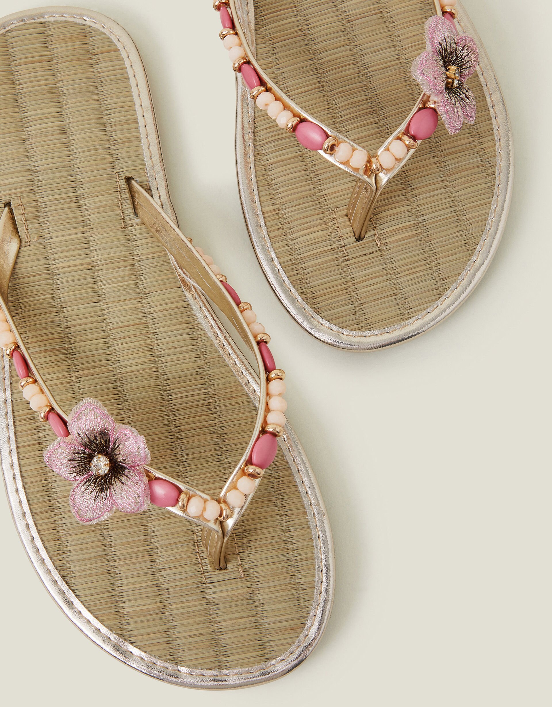 Flip flops with large flower sales